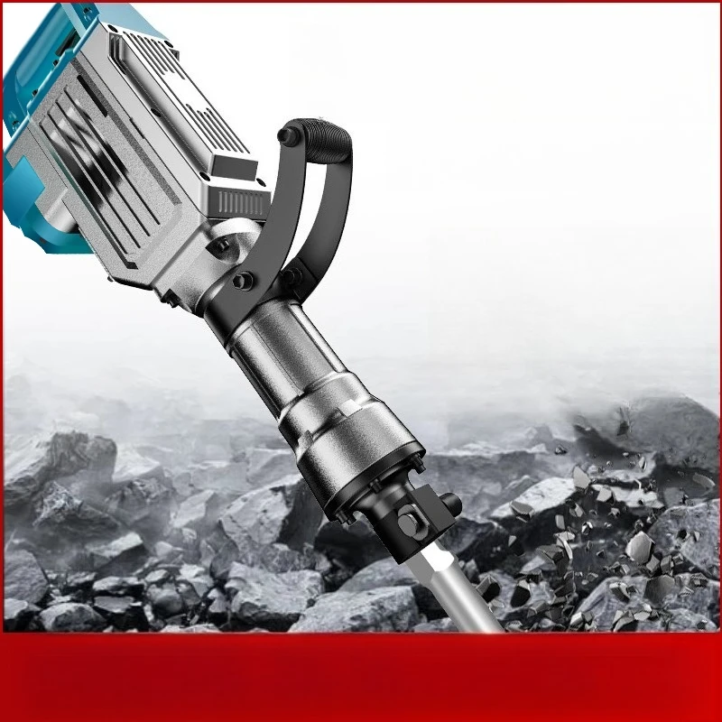 

Large electric pickaxe Concrete industrial grade Large household high-power heavy-duty breaking hammer pickaxe Single-purpose