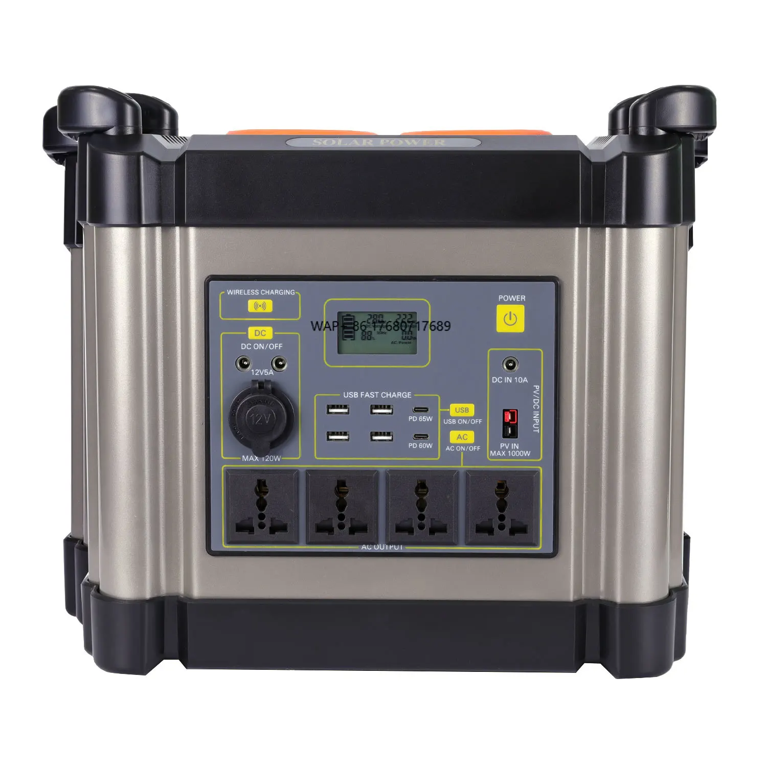 

1000w 110v 220v high power emergency portable energy storage power supply solar portable power station