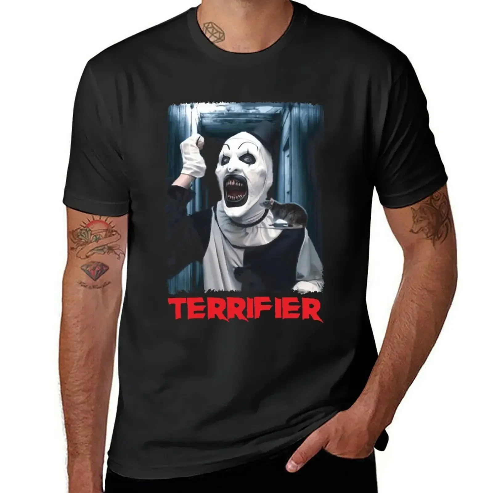 CUAN HOROR TERRIFIER T-Shirt animal prinfor boys cute clothes blanks sublime t shirts for men graphic 2024 heavyweight hot manga