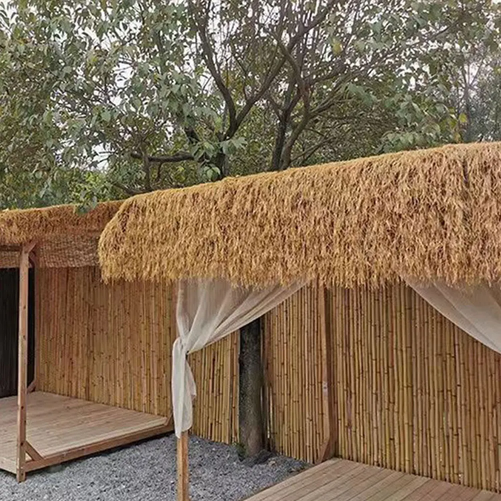 

Simulated Thatched Roof Decoration Grass 16cm Yellow 1x0.5m Artificial Garden Straw Roofing DIY Mexican Straw Roof Resists