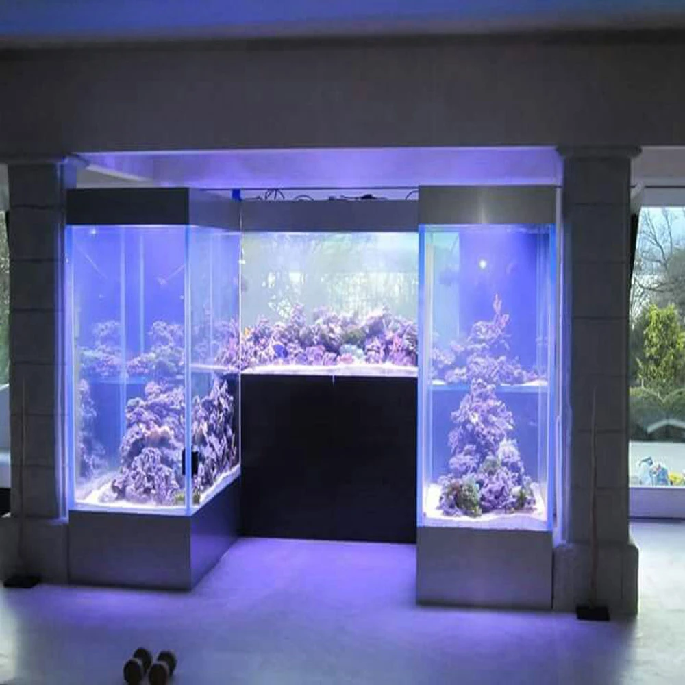 Customized Size Aquariums Large Acrylic Sheet Fish Seafood Tank