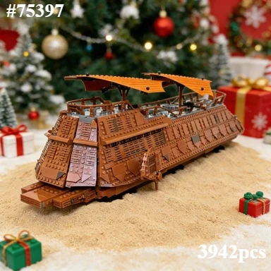 

Наборы строительных блоков «Роскошные парусные яхты» 75397, совместимые с деталями Lego, подходят для рождественских подарков, 3942 детали.