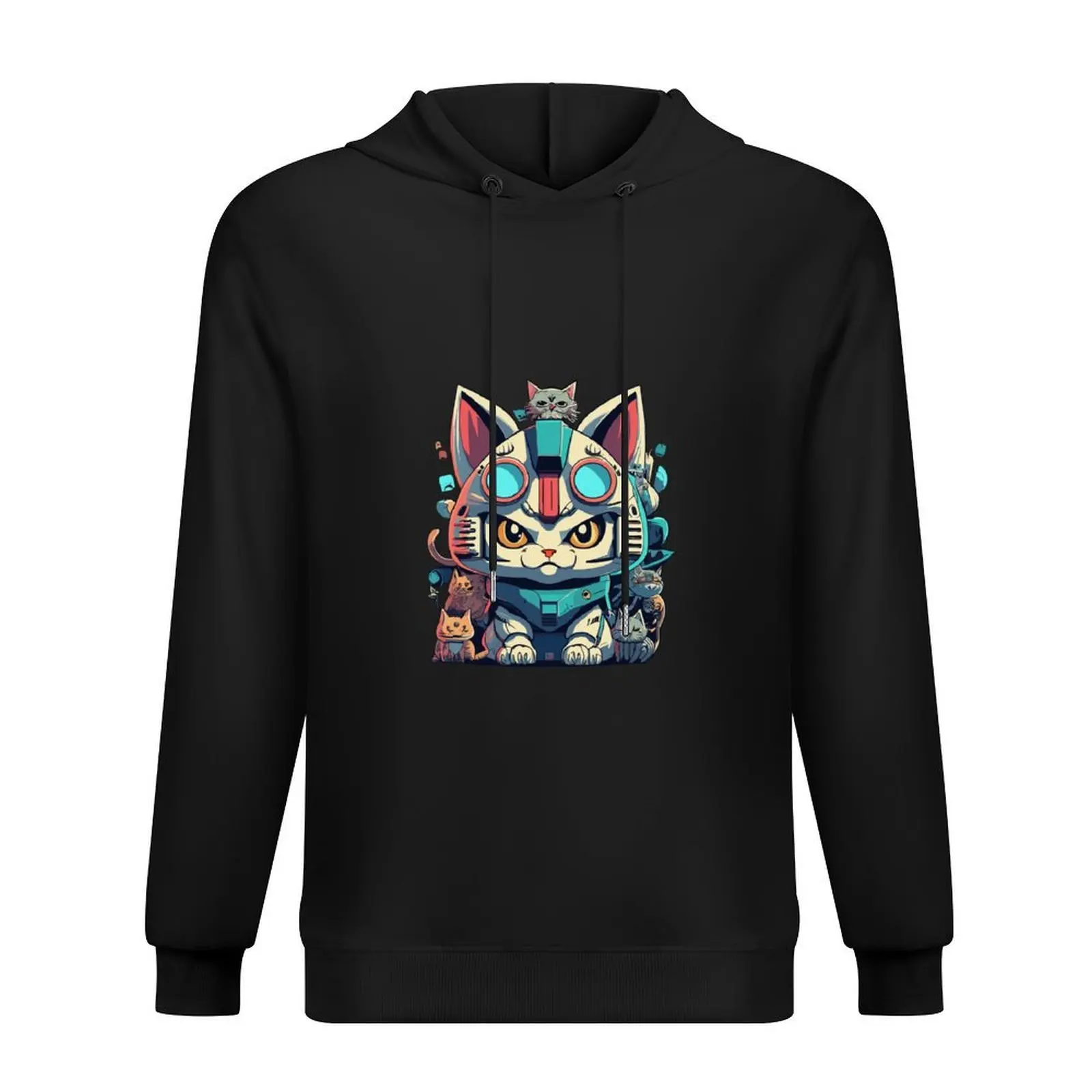 

funny Cute big cat Hoodie autumn jacket men men's clothing fashion men mens designer clothes new in hoodies and blouses