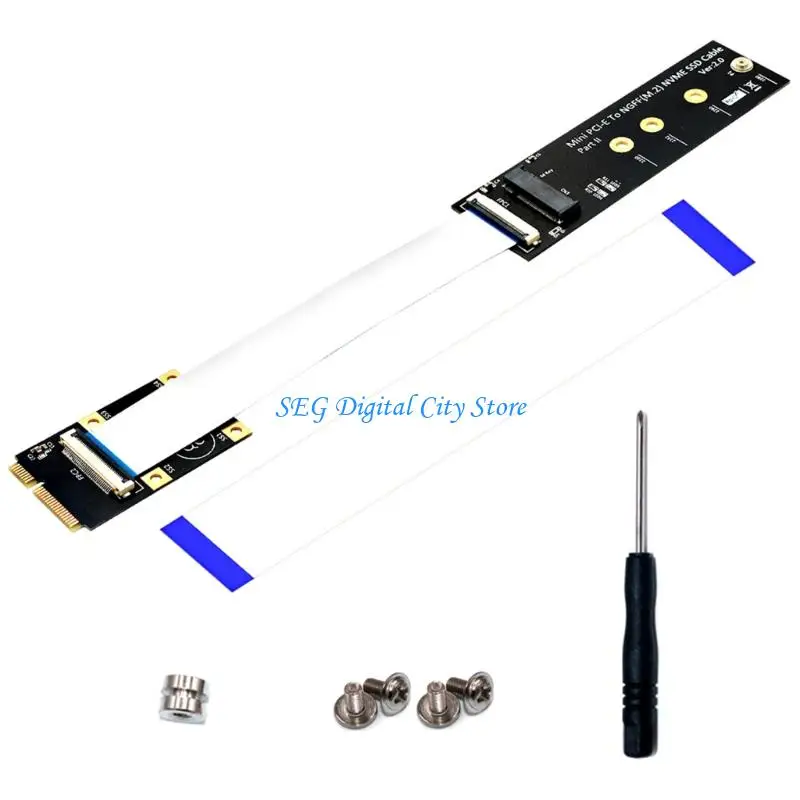 

U75B M.2 NVMe Solid Disk Converter Board for Mini PCIe Slot Adapter Enhances Storage