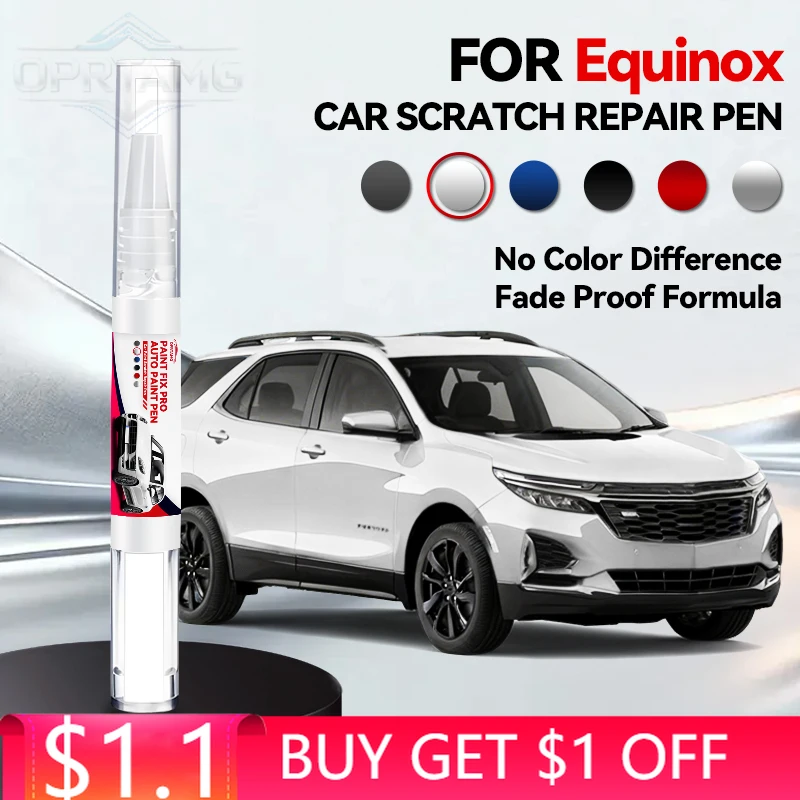 Special Car Accessories For Chevrolet Equinox Car Paint Repair Pen Touch Up Scratch Remover DIY Auto Accessories Silver White Gr