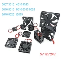 4010 12025 8010 30mm dc 5V 12V 24V Cooling Fan Brushless Motor Case Quiet 40MM 50MM 60MM 70MM 80MM 90MM 120MM for 3D print a7