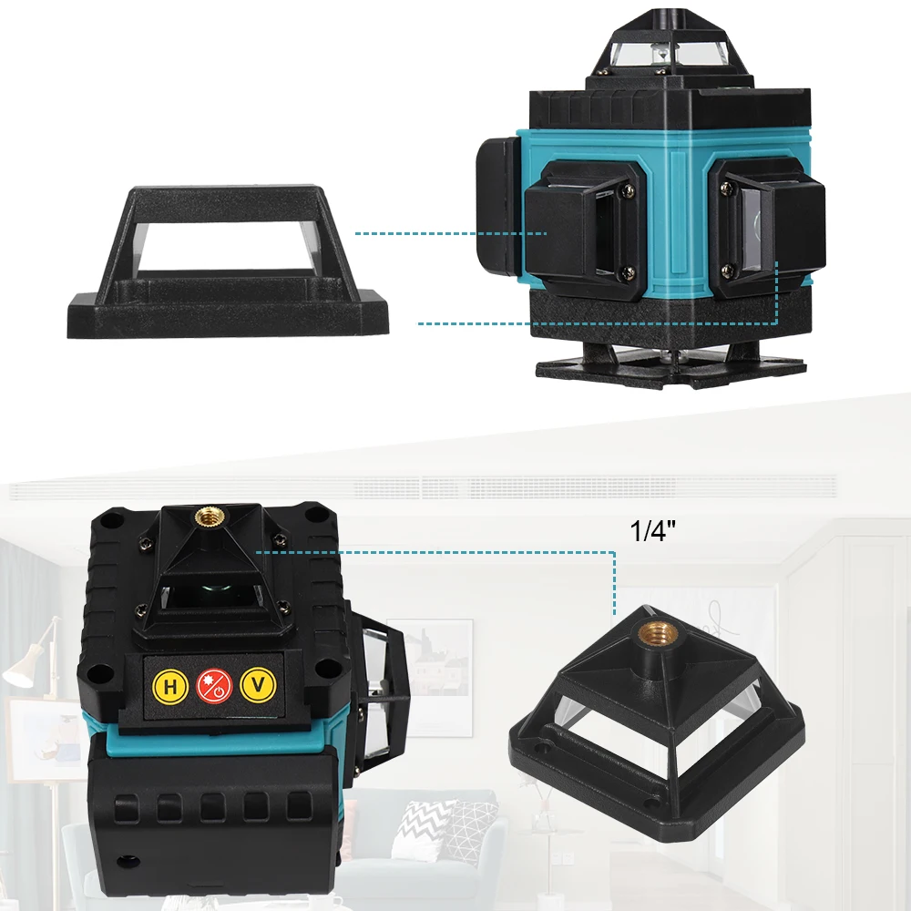 KEZERS Laser Vertical and horizontal Window Repair Accessories For 4D Laser Level KL4D-01G