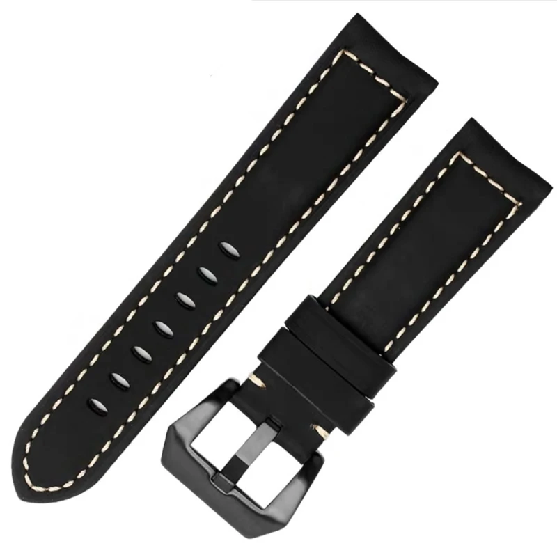 الكلاسيكية خمر جلد البقر حزام الساعات ، يصلح لسامسونج غالاكسي ساعة 6 ، 5 برو ، 4 ، 46 مللي متر ، 47 مللي متر ، 43 مللي متر