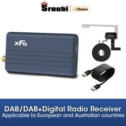 Srnubi Car Radio Digital DAB+ Amplified Antenna Adapter for European and Australian Car Stereo Android Car Accessories