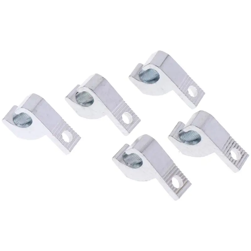 Pool Bonding Lay-in Connector 5/10PCS Aluminium Material 4-14 Wire Range Heat Resistant Clamps for Pool Grounding Systems