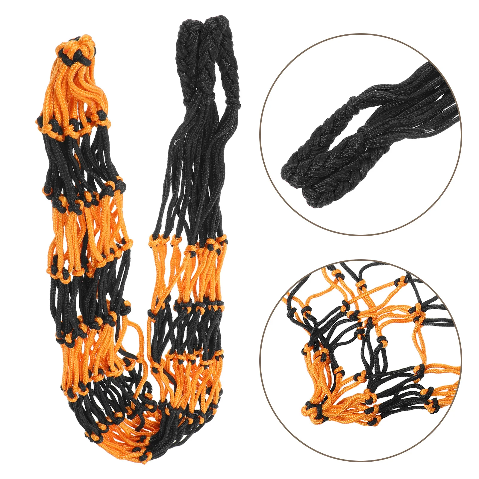 

2Pcs Hay Feeder Bag - Heavy Duty Hanging Hay Net Goats Sheep - Slow Feeding Reusable Forage Holder for Barn Stall