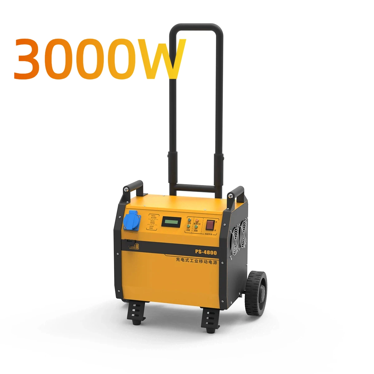 Reliable 3000W Industrial Portable Power Station Heavy 2560Wh LiFePO4 Battery Solar Generator for Outdoor Construction