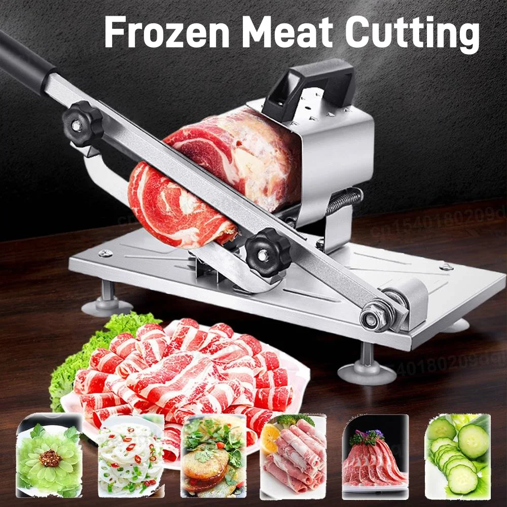 

Pork Belly Vegetable Slicer Frozen Meat Processor Cutting Machine Mutton Rolls Cutter Fruit Easy Slicer Kitchen Accessory