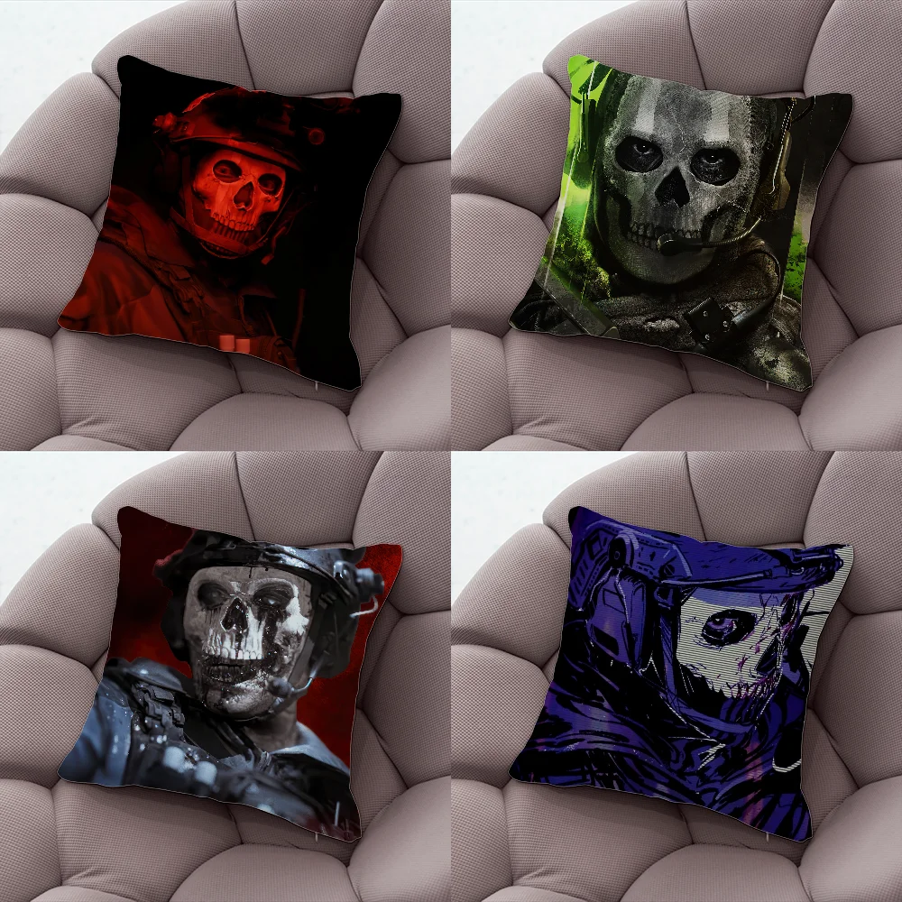 Funda de almohada COD Call Of Duty Black Ops 6, funda de almohada para sala de estar, funda de cojín para sofá, adecuada para decoración del hogar, dormitorio y habitación