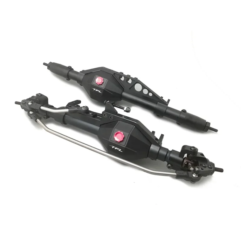 Metal Front Front Diamond Axle Assembly for 1/10 RC Crawler Car AXIAL Wraith F9 TFL Unicorn Full Metal Pipe Frame Climbing Car