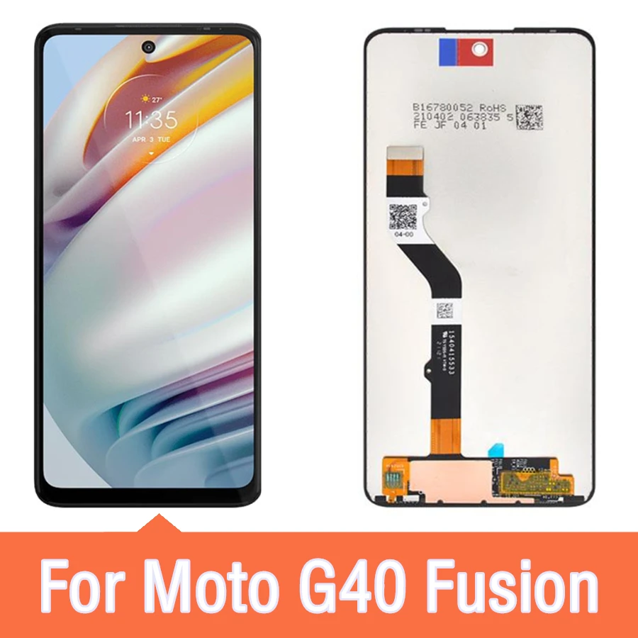 

IPS для Motorola Moto G40 Fusion ЖК-дисплей сенсорный экран дигитайзер в сборе для MOTO PANV0001IN / PANV0005INLCD