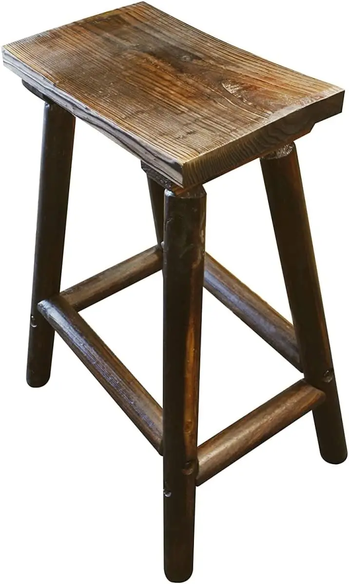 

15.4 x 20.9 x 28 in. Char-Log Saddle Stool