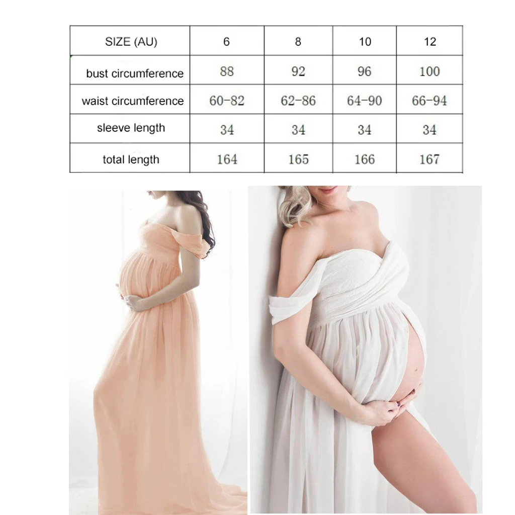 Sexy Maternity Dress Photo Shoot Chiffon Pregnancy Dress Photography Prop Maxi Gown Dresses For Pregnant Women