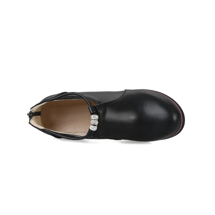 Big Size 11 12 13 14 15 16 ladies high heels women shoes woman pumps Rough heel Shallow mouth Package the heel