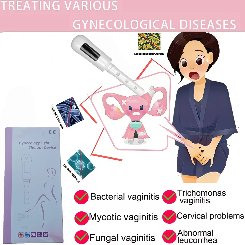 Cold Laser Pelvic Floor Repair Muscle Stimulator Vaginal Trainer Exerciser Women Improve Incontinence Vagina Tighten Device