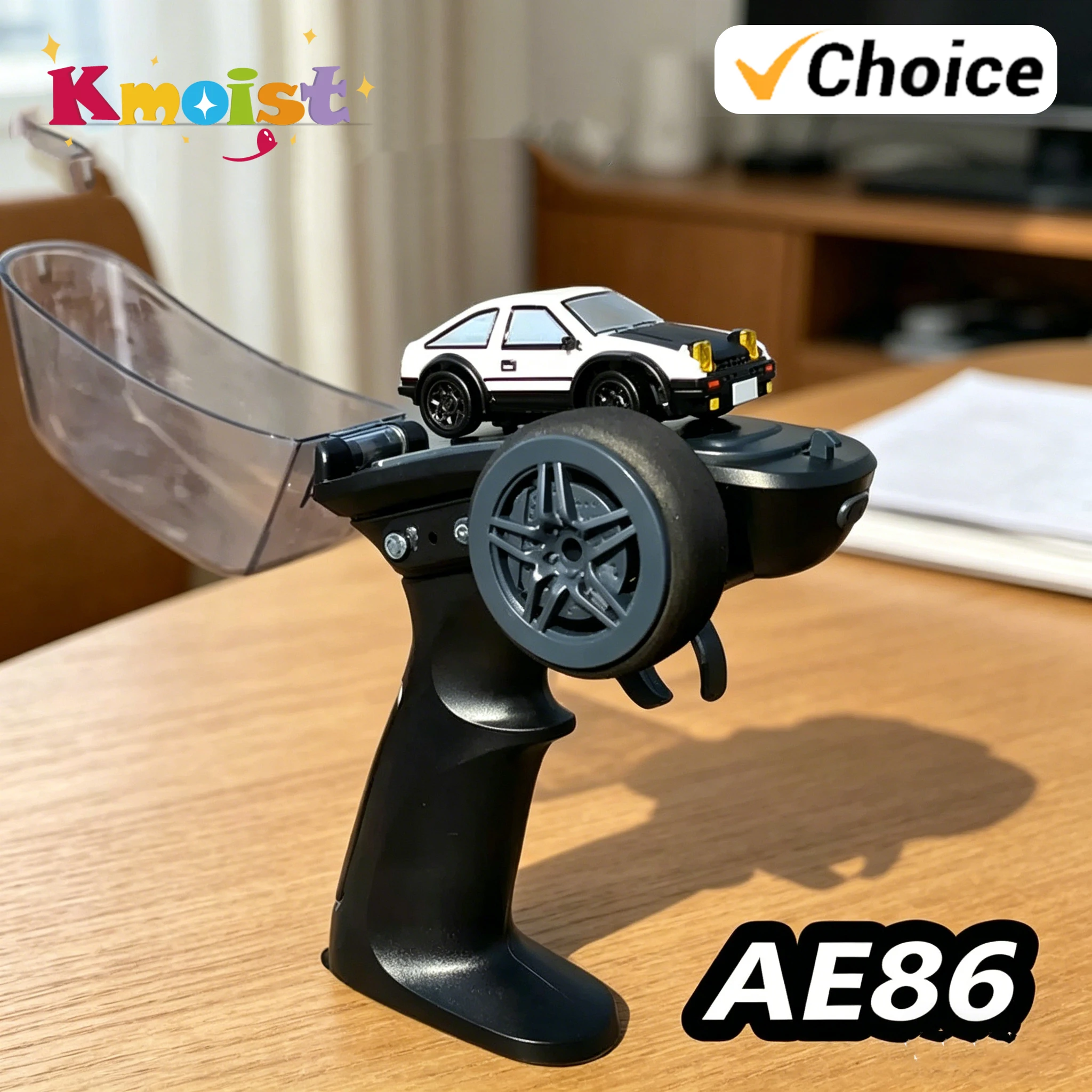 

AE86 RC Car Mini Desktop Drift Remote Control Vehicle 1/64 Model Pocket Cars Children Toy Racing Toys for Boy Kid Birthday Gifts