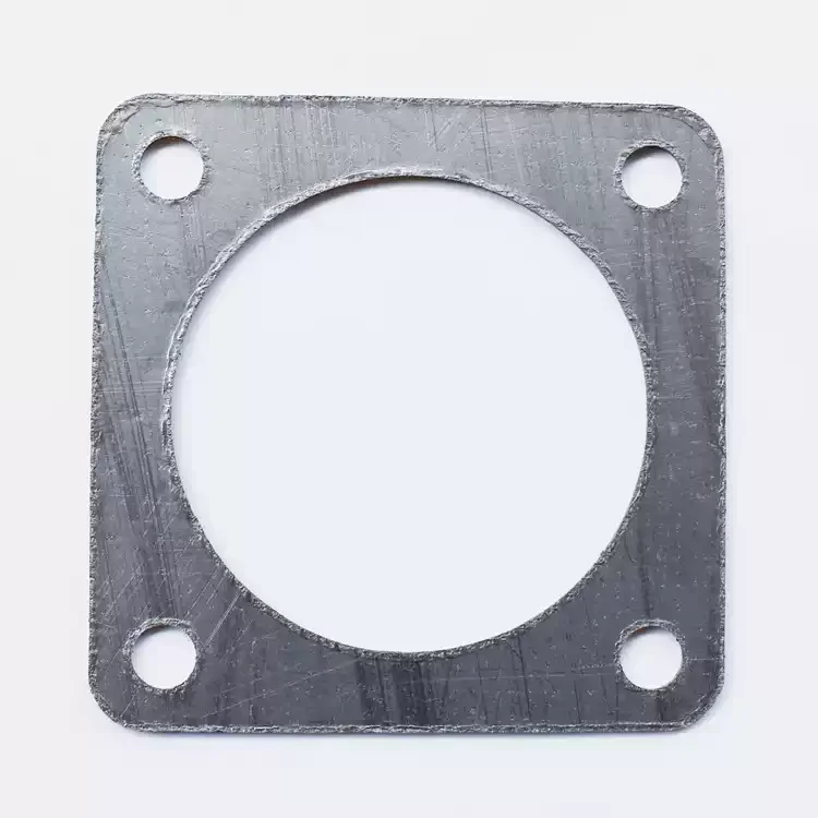 5Pcs Graphite Gasket For Mold Temperature Machine, 120*120mm Sealing Pad, Electric Heating Pipe Flange Anti-leakage Gasket
