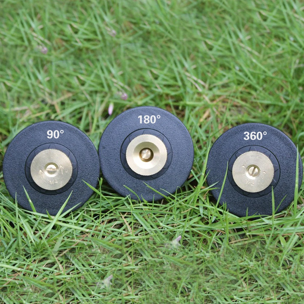 Garden Lawn Popup Sprinkler 90/180/360 Degree Pure Copper Underground Automatic Retractable Lawn Sprinkler