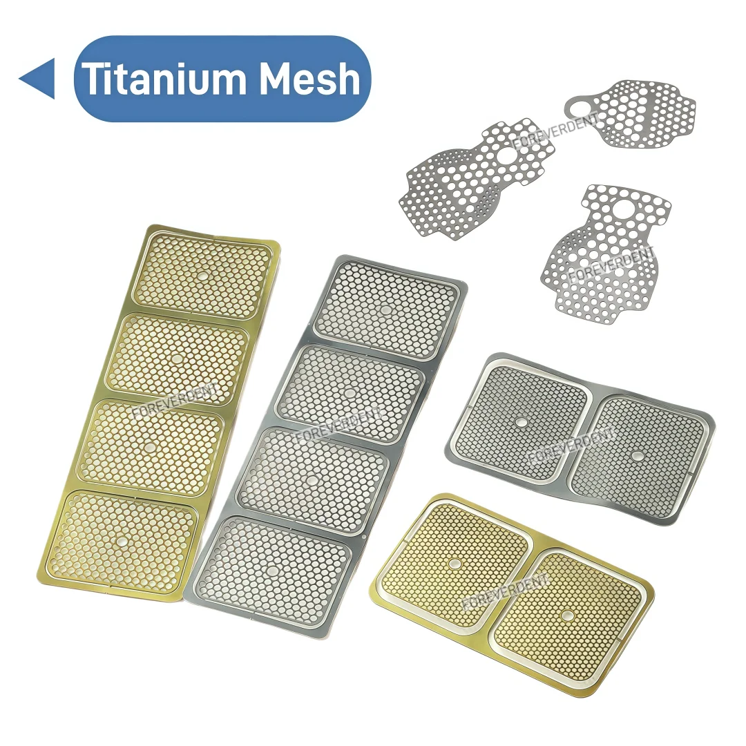 

Titanium Mesh GBR Bone Dental Implant Titanium Mesh 2/ 4-IN-1 Bone Regeneration Nails Dental Flexible and Safety Membrane