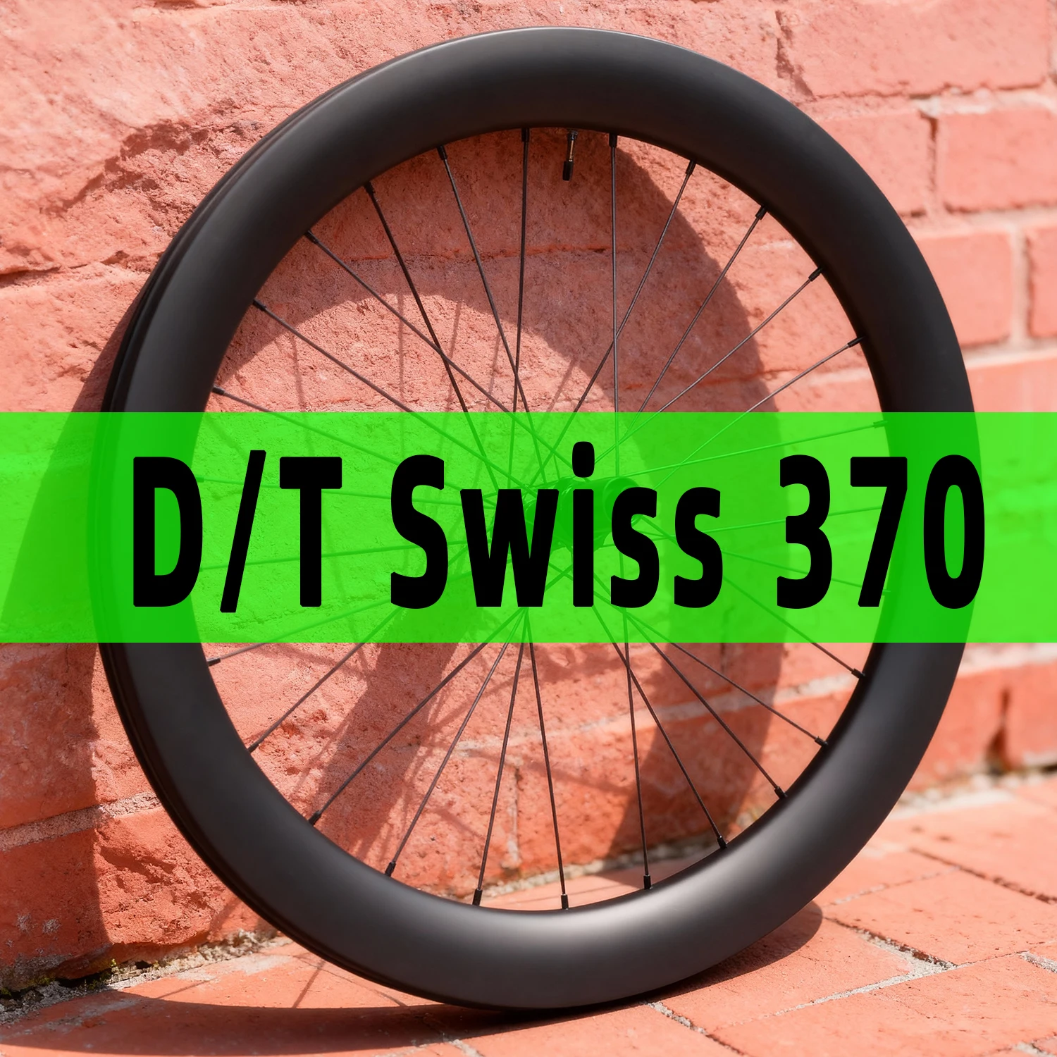 

D/T Swiss 370 Hand-built 700c Carbon Aero Wheelset, Clincher, Center Lock Disc Brake, Road Racing