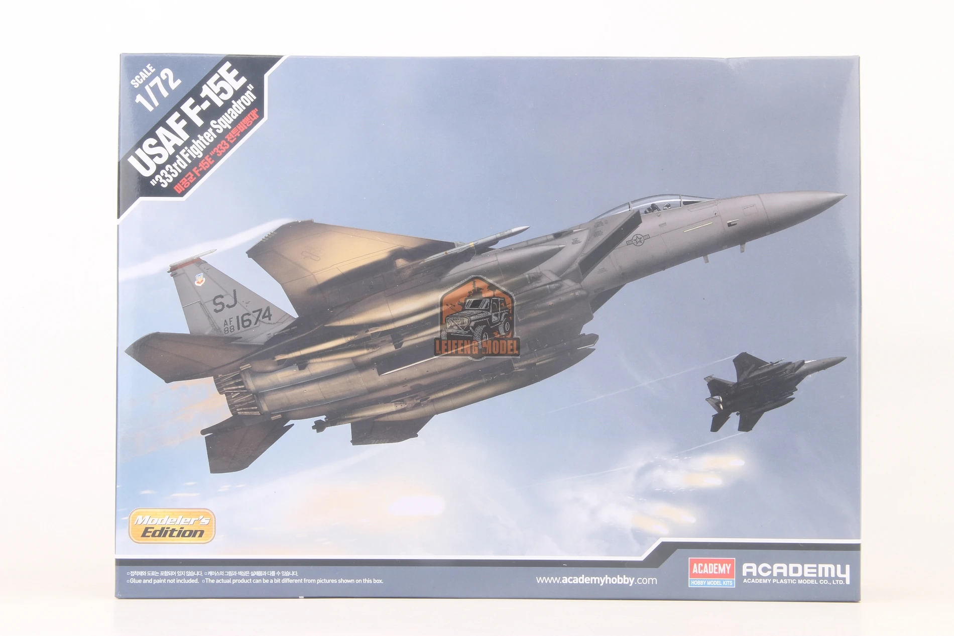 Academy 12550 1/72 F-15E 333rd Fighter Squadron Aircraft Plastic Model Kit