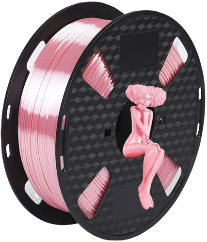 Imagen 2 del producto Materiales de filamento de impresora PLA de seda de 250g, rojo, verde, azul, negro, filamento de impresora 3D de seda, cable de impresión, embalaje al vacío de 1,75mm