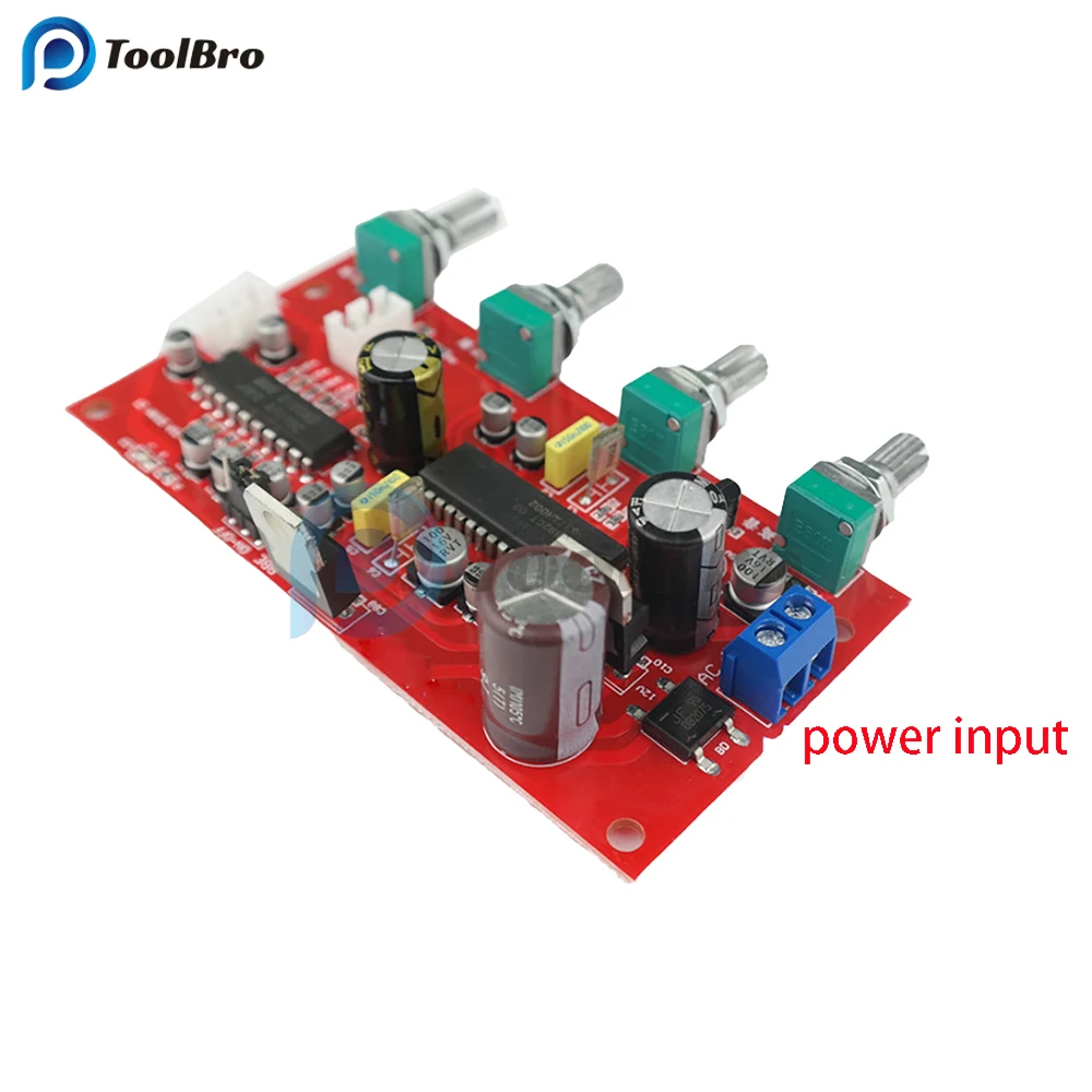 Imagem -04 - Hifi Pré-amplificador Amplificador Placa Bbe Preamp Treble Bass Balance Controle de Volume Upc1892 Mais Jrc2150 dc 12.524v ac 916v