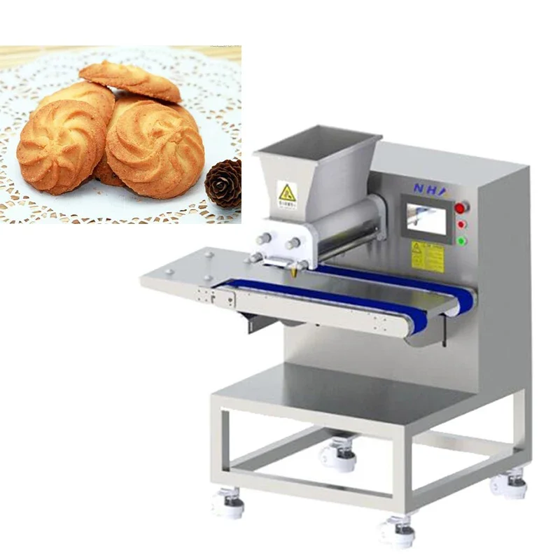 NH101 Desktop Mini Cookie Machine Automatic Small Cookie Machine for Make Various Fancy Cookies Cakes Puffs Macaroons Egg Yolks