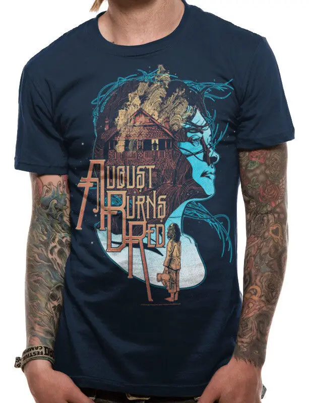 OFFICIAL August Burns Red Housefire T Shirt Mens New