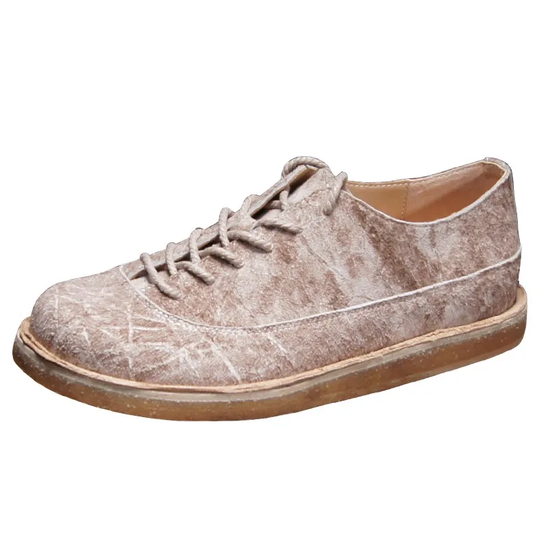 

Удобные повседневные уличные походные туфли из воловьей кожи на плоской подошве, официальная обувь для поездок на работу, мужские оксфорды ручной работы на шнуровке, мужская обувь из натуральной кожи