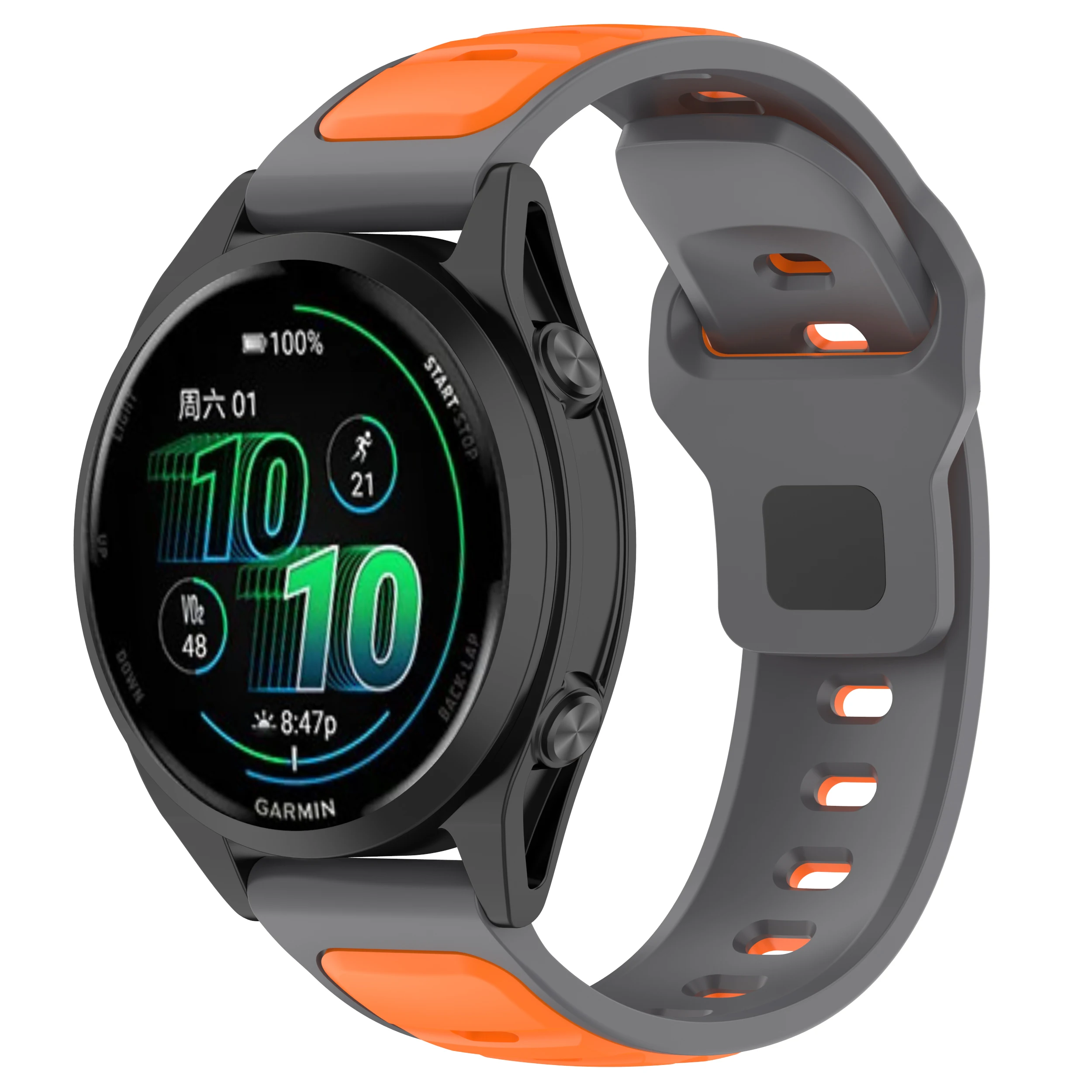 20 22 mm Silikonarmband für Polar Vantage V3 M2/M Grit X Pro Titan Sportarmband für Polar Ignite 3 2 Unite Pacer Band Armband – Detail 8