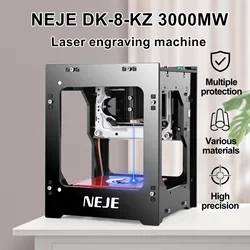 ARGEDO 3000mW Mini USB Laser Engraver Carver Automatic DIY Print Engraving Carving Machine Off-line Operation Windows 7, 8, 10