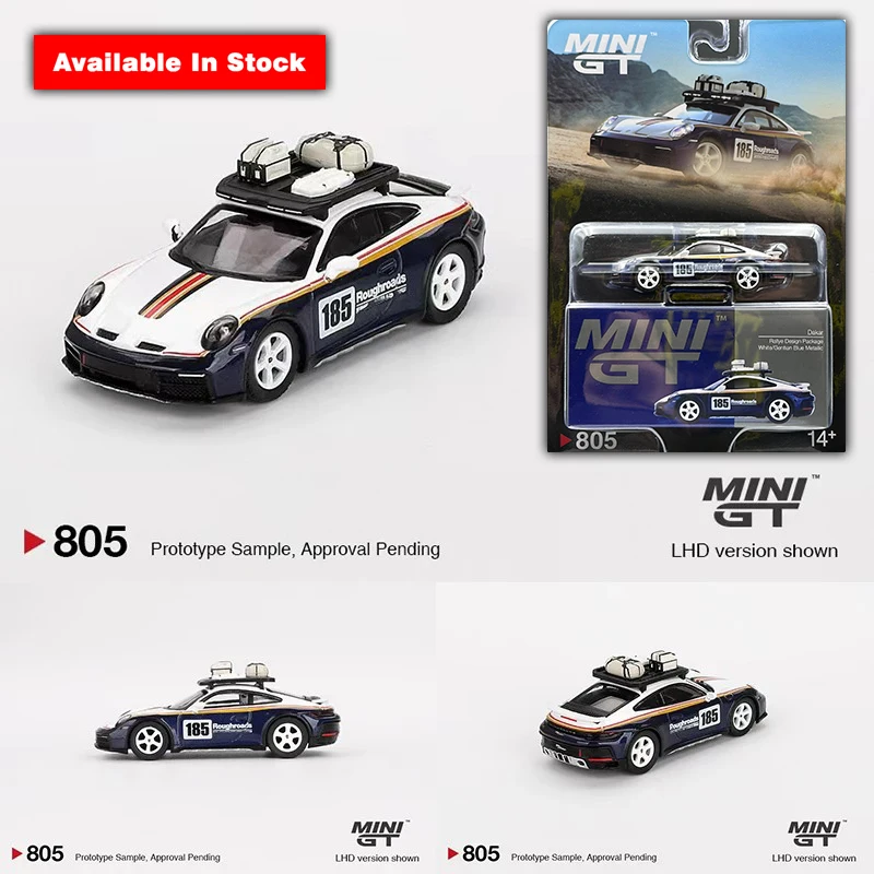 Preventa MINIGT 805 1:64 992 Rallye Diecast Model Collection Toys