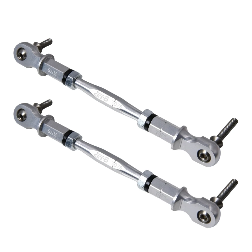 GTBRacing CNC 7075-T6 Steering Turnbuckle set for 1/5 RC Car HPI km rv baja 5b ss 5sc Part