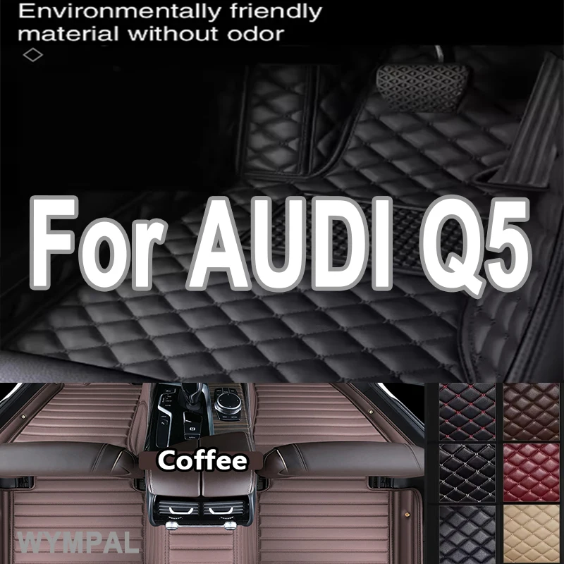 

Роскошные автомобильные коврики для AUDI Q5 2009 2010 2011 2012 2013 2014 2015 2016 2017 Пользовательские автомобильные подушечки для ног автомобильный ковер чехол