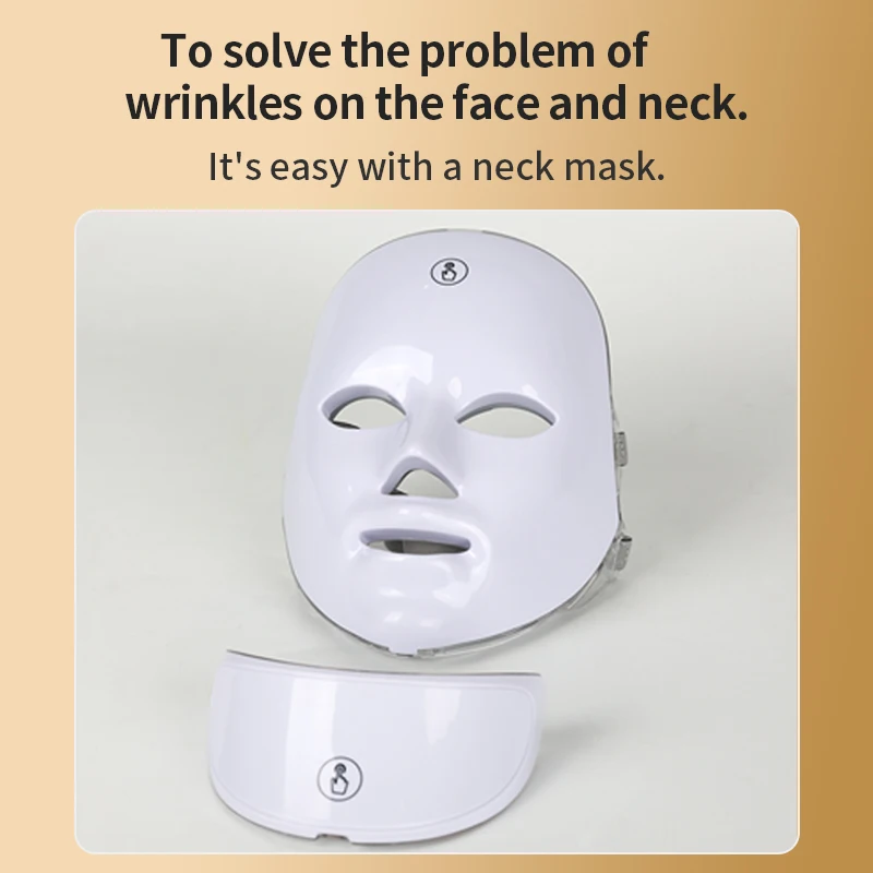 Face and Neck Beauty Machine LED Skin Care Massager