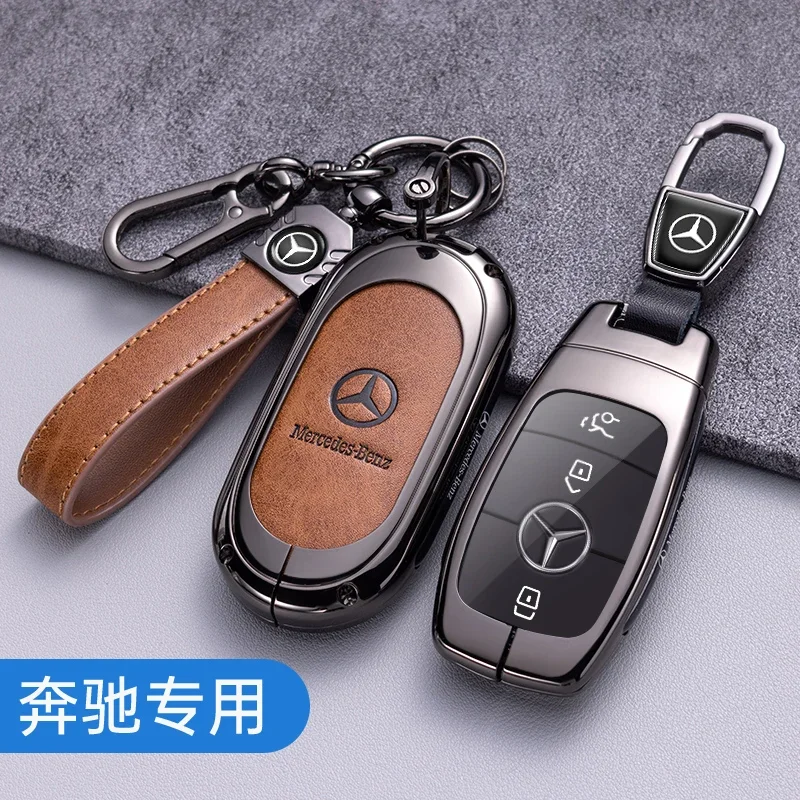 For Mercedes Benz A B C E S G GLB GLC GLE Class GLS W177 W205 W213 W222 G63 X167 E200 E300 AMG TPU Car Key Cover Case Fob Holder