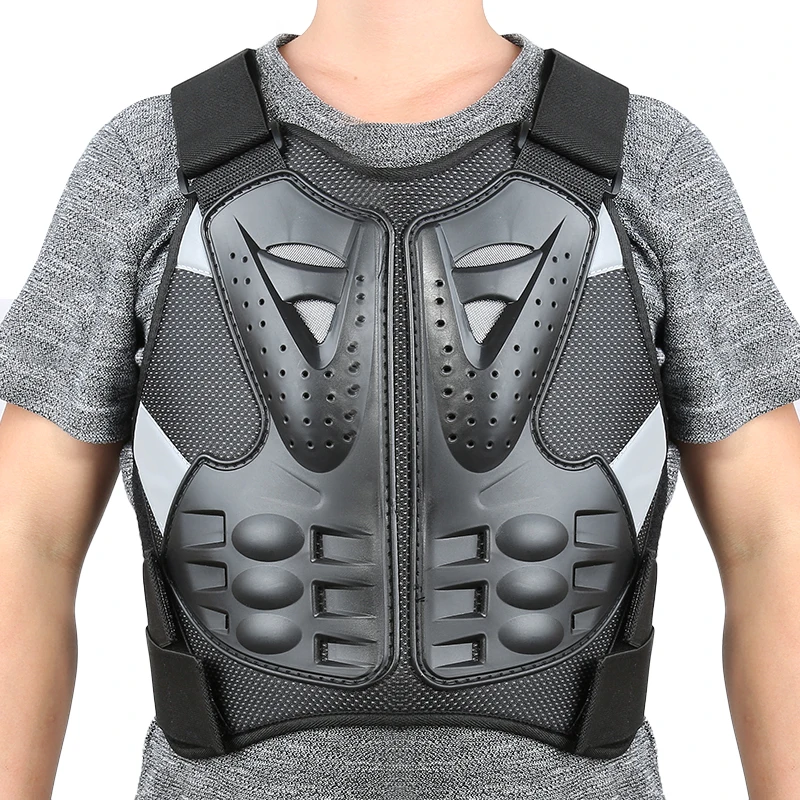 Motorcycle Vest Armor Spine Chest Back Protector Motorcross Motorcycle Body Armor Back Spine Protective Gear