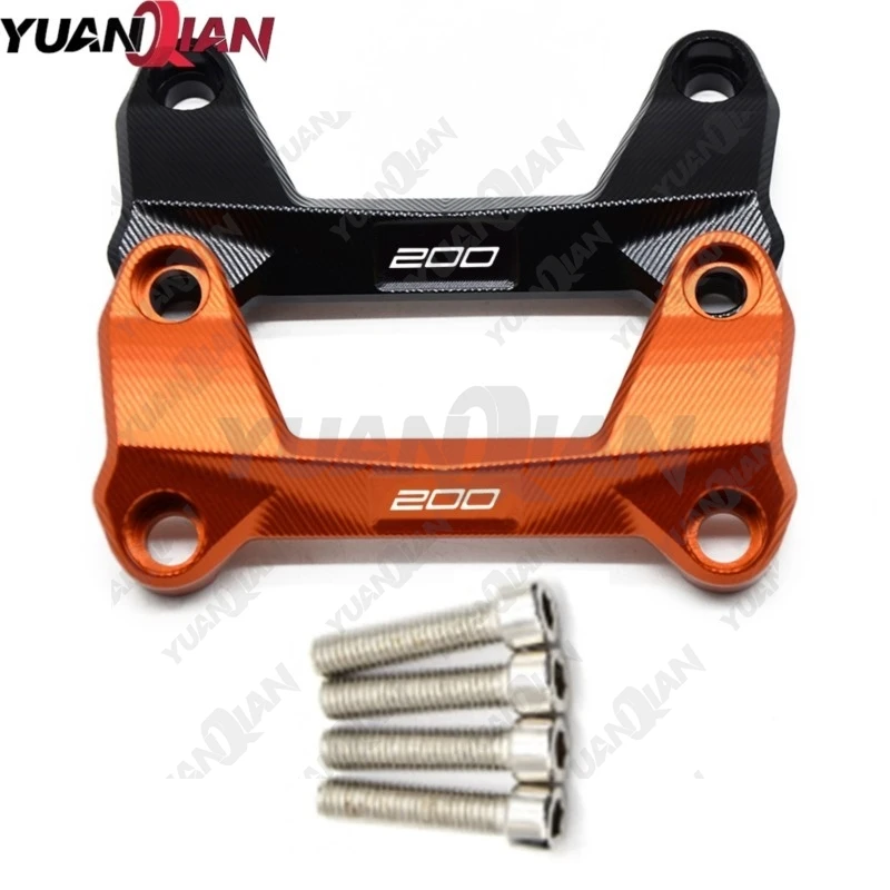 For DUKE 125 200 250 390 DUKE 2006 - 2017 2018 2019 2020 2021 2022 2023 Motorcycle Accessories Handlebar Risers Top Cover Clamp
