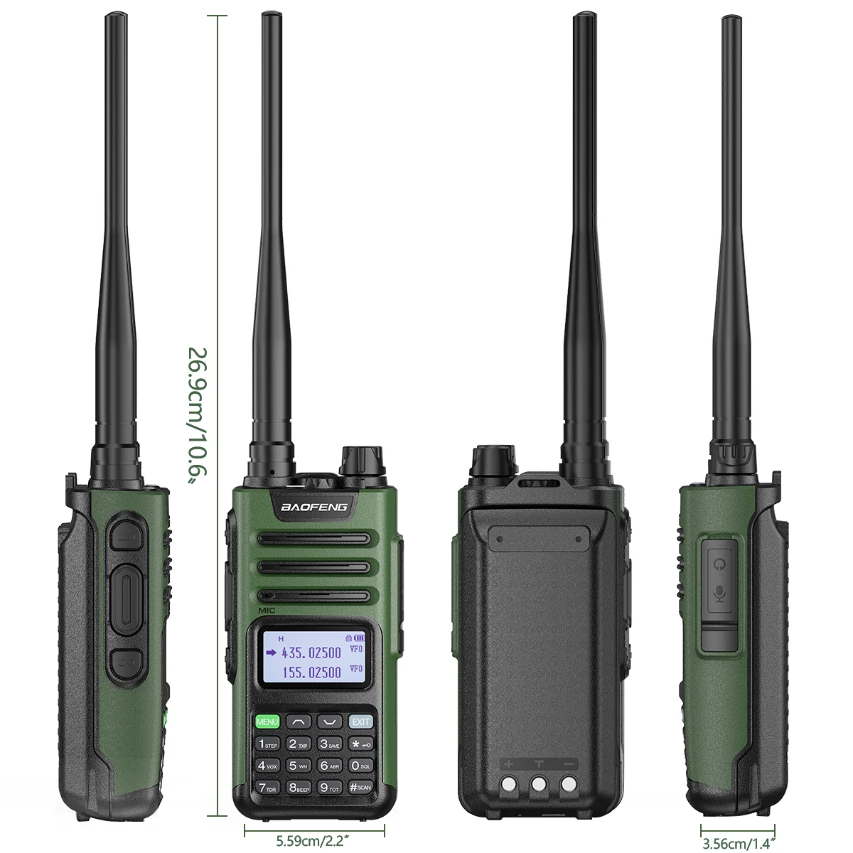 Baofeng M-13 Pro Air Band Walkie Talkie a lungo raggio Wireless Copy Frequency Type-C Charger High Power UV-5R Ham Radio bidirezionale