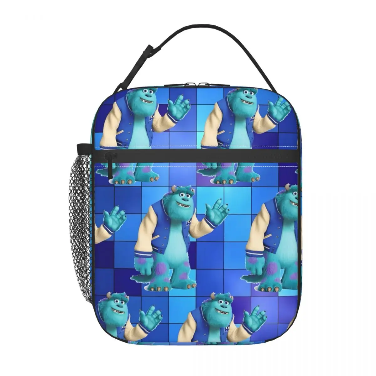 

Custom Monsters University Insulated Lunch Bag for Cartoon Thermal Cooler Bento Box Kids School Children Resuable Tote Bags