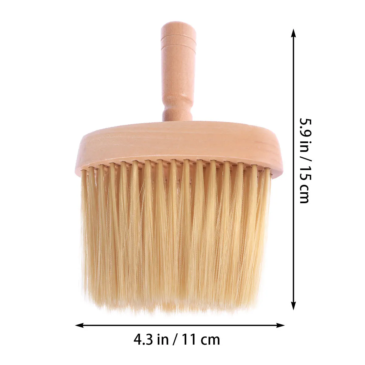 Boar Bristle Brush Soft Touch Quick Hair Removal Standup Display Durable Neck Cleaning Tool For Salon Barber Hair Cutting
