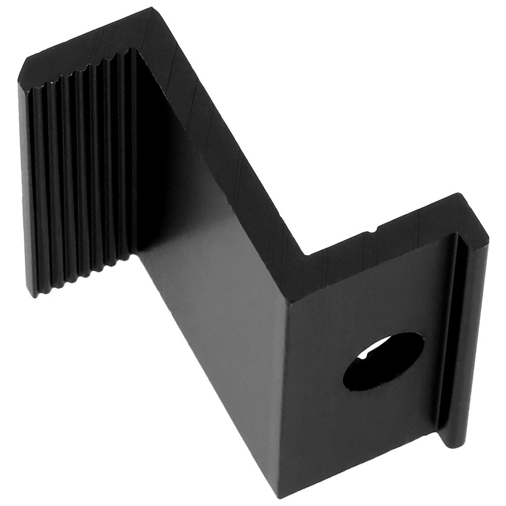 10Pcs End Clamp Accessories Aluminum Alloy Spare Parts 30mm/32mm/35mm/40mm Black Mount Racking Solar Panel Useful