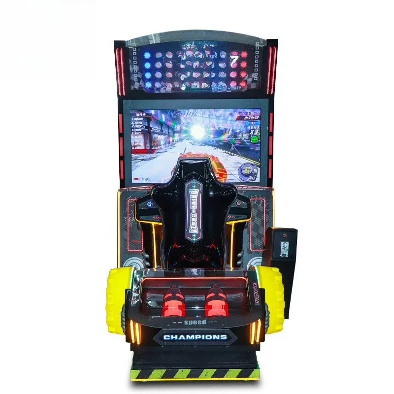 Large racing simulator Coin-operated video game city game machine Dynamic speed racing amusement equipment