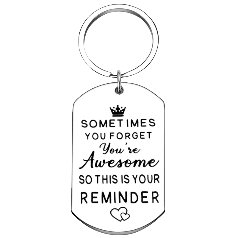 College Graduation Gifts Keychain Pendant Sometimes You Forget You’re Awesome Inspirational Gift Key Chains